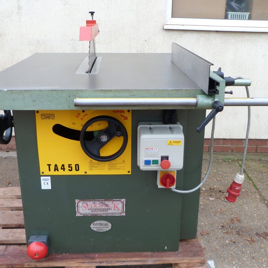 Used Sedgwick TA450 Table Rip Saw Target Manufacturing Ltd